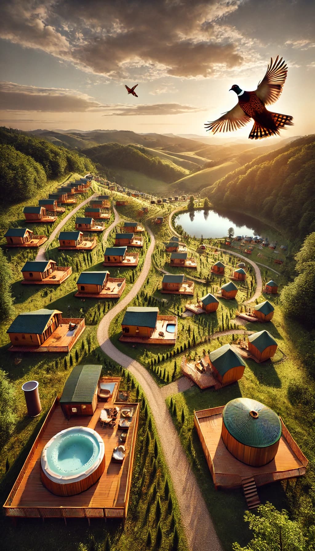 Feriland aerial view