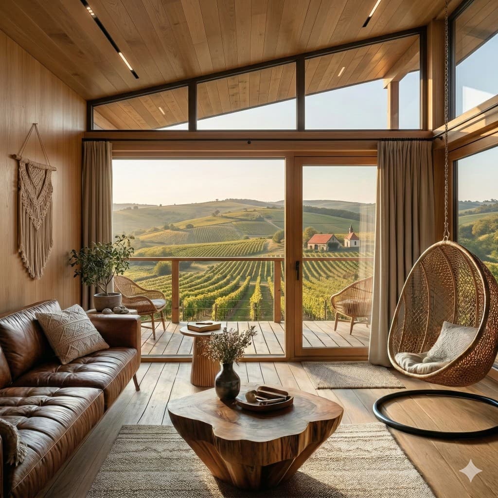 Wood-fired hot tub experience